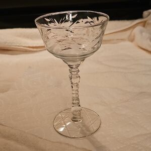 4 Crystal Claret Wine Glasses